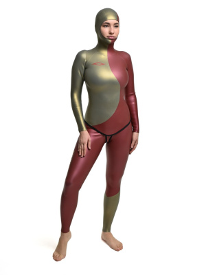 Гидрокостюм для фридайвинга «Огни», 1,5 мм